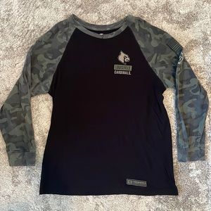 Louisville Cardinals Camo Long Sleeve Tee